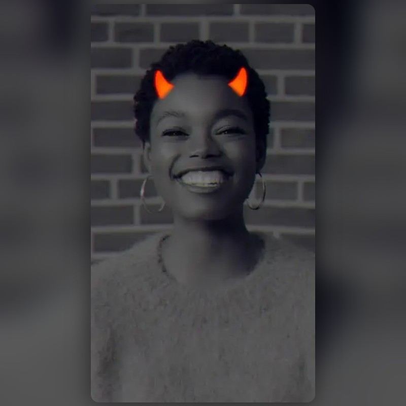 Devil Horns Lens by Snapchat Snapchat Lenses and Filters