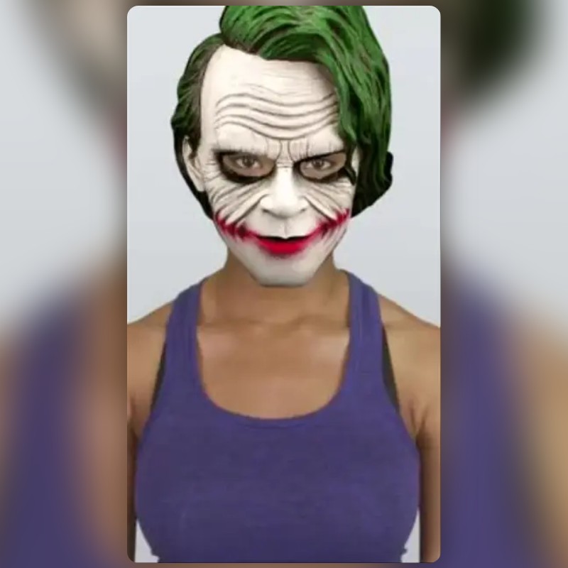 Joker Mask Lens by Jamalul Ikhsan Snapchat Lenses and Filters