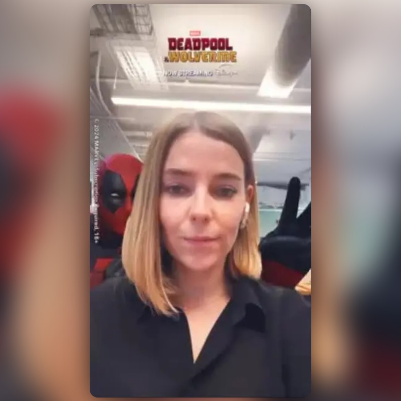 Deadpool UK Filter by Disney Plus | Snapchat Lenses