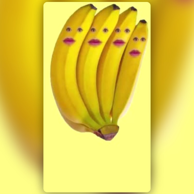 Banana Bunch Lens By Ger Killeen - Snapchat Lenses And Filters