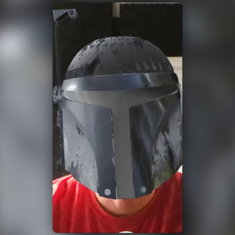 Mandalorian Helmet Lens by Matt Snapchat Lenses and Filters