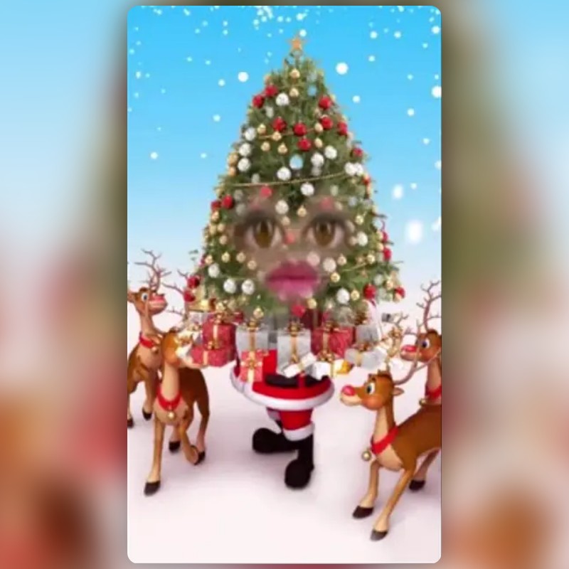 Christmas Tree Lens by Anastasia Berliana Snapchat Lenses and Filters