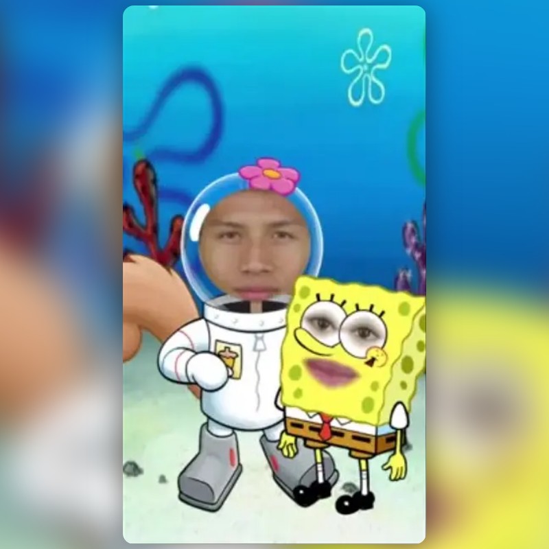 Spongebob Sandy Lens by Daniel Dupont Snapchat Lenses and Filters