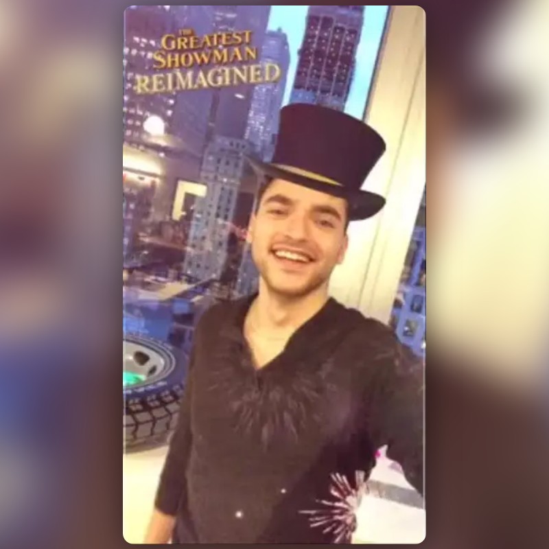 Greatest Showman Lens by Atlantic Records Snapchat Lenses and Filters