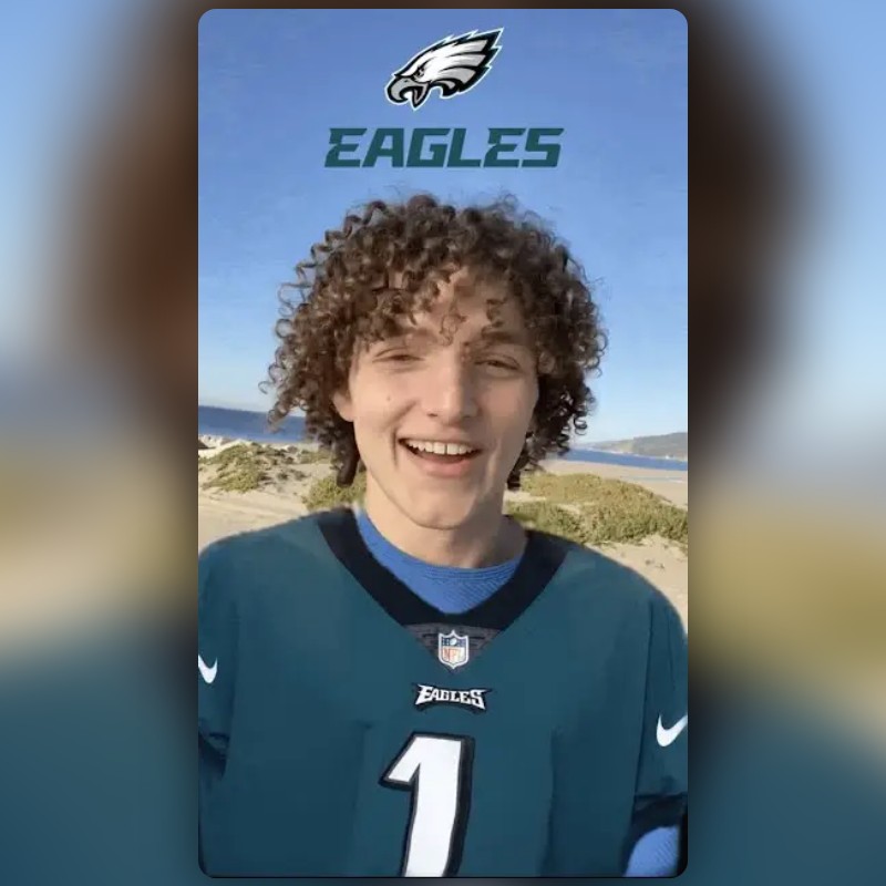 Philadelphia Eagles Lens by NFL Snapchat Lenses and Filters