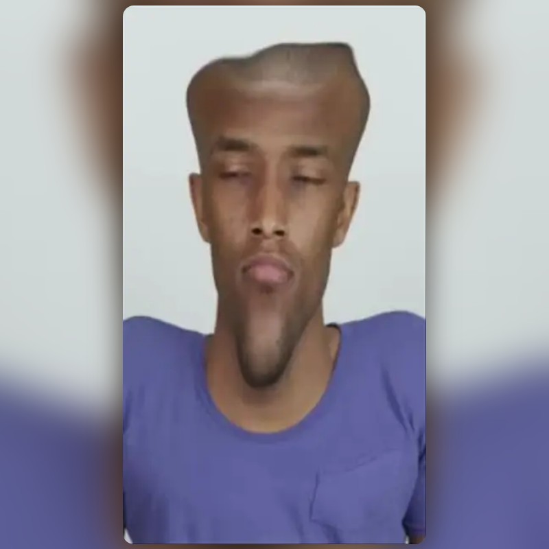 Triangle Head Lens by Platt - Snapchat Lenses and Filters