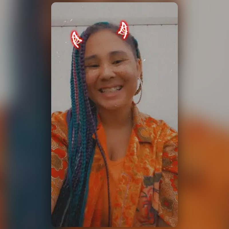 Festive Devil Horns Lens by Snapchat Snapchat Lenses and Filters
