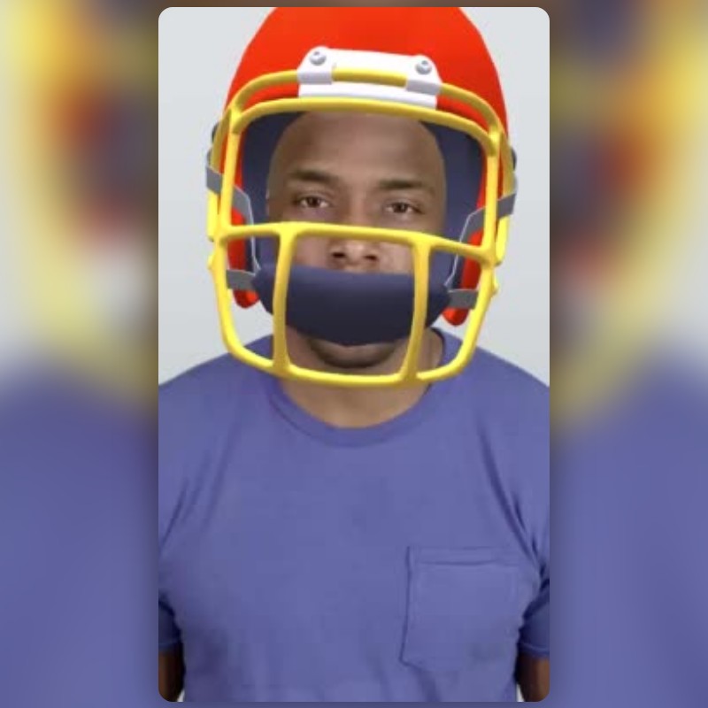 Football Helmet Lens by Torben Snapchat Lenses and Filters