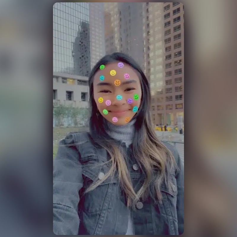 Glitter Smile Lens by Snapchat Snapchat Lenses and Filters