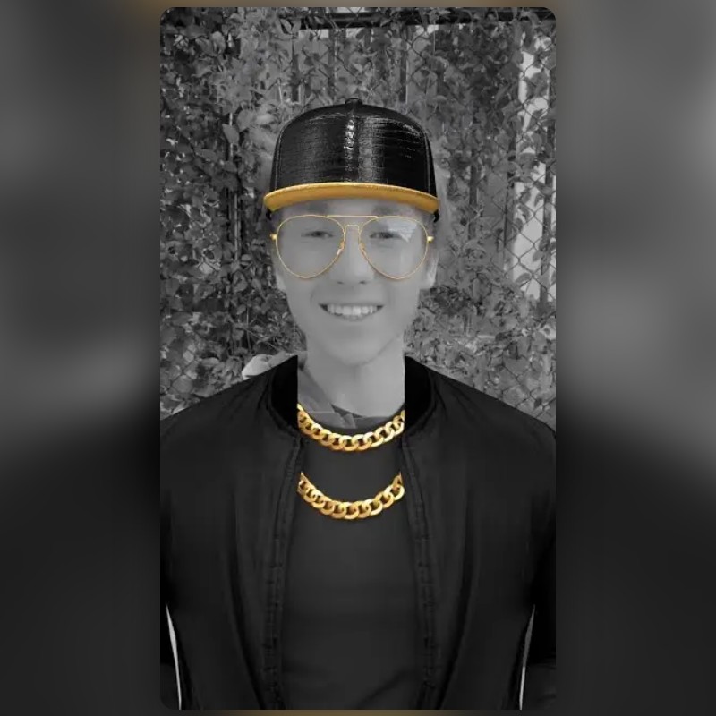 Black Bomber Jacket Lens by Snapchat - Snapchat Lenses and Filters