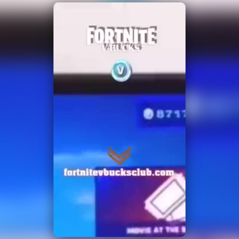 Fortnite Leaks Lens by Fortnite v-Bucks - Snapchat Lenses and Filters