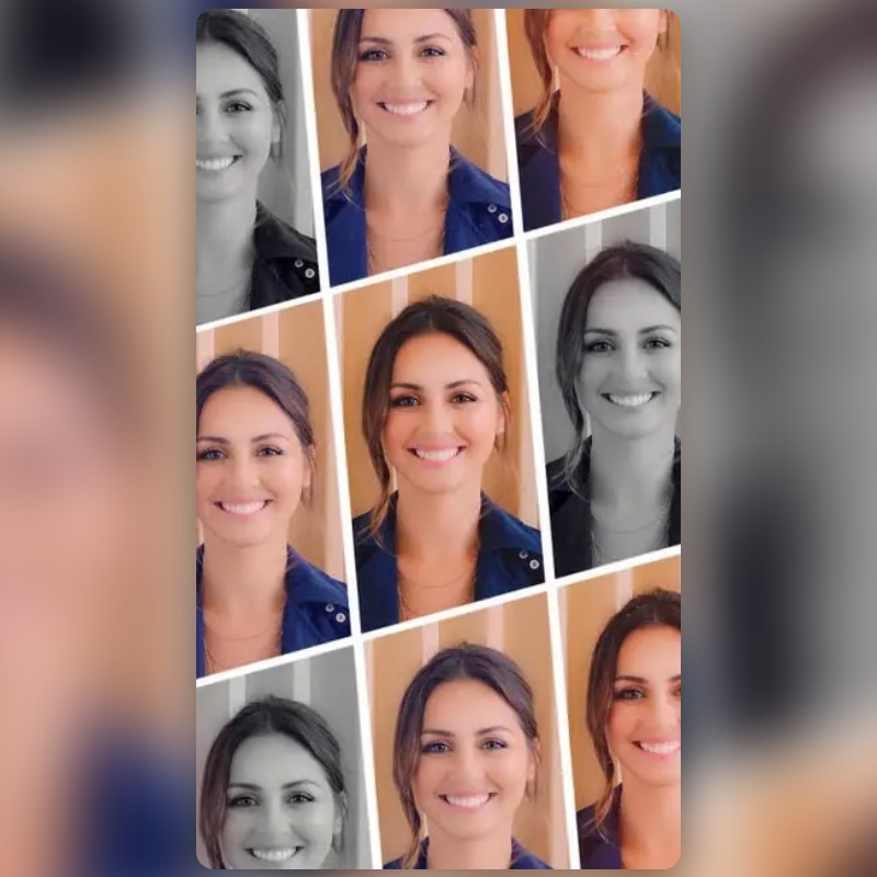 Diagonal Collage Lens by Snapchat Snapchat Lenses and Filters