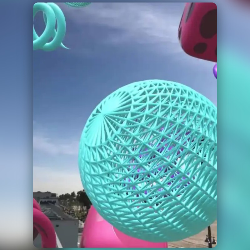 Lolly Scramble Lens by Katrina Iosia Snapchat Lenses and Filters