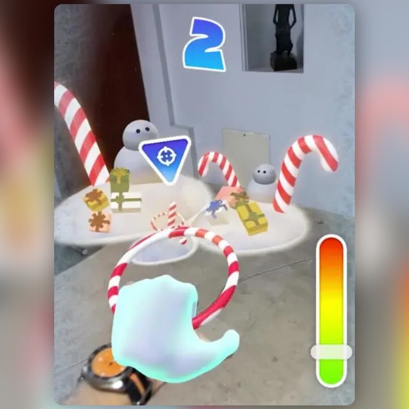 Frosty Ring Toss Lens by Nick Kazakov Snapchat Lenses and Filters