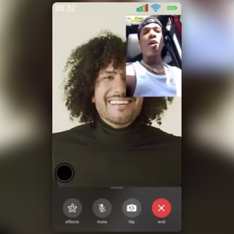 Facetime Wizkid Lens by Christamic Snapchat Lenses and Filters