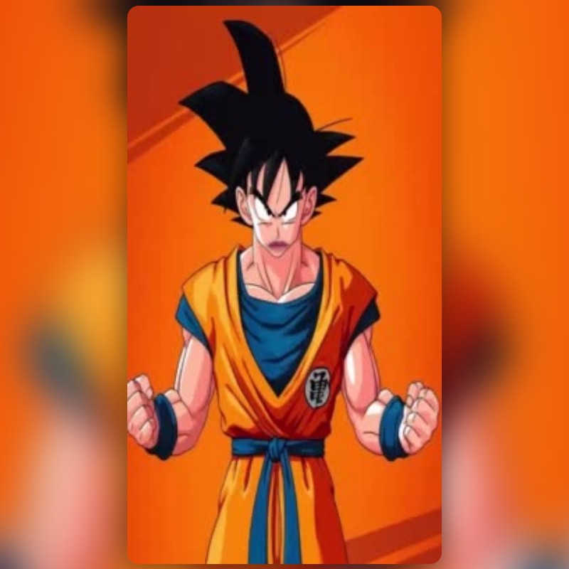 Son Goku Lens By Luis Serra - Snapchat Lenses And Filters