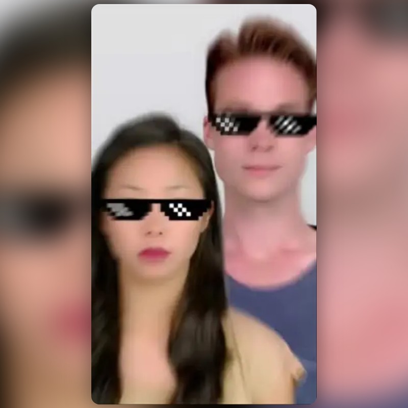 Thug life glasses Lens by Carol D'silva Snapchat Lenses and Filters