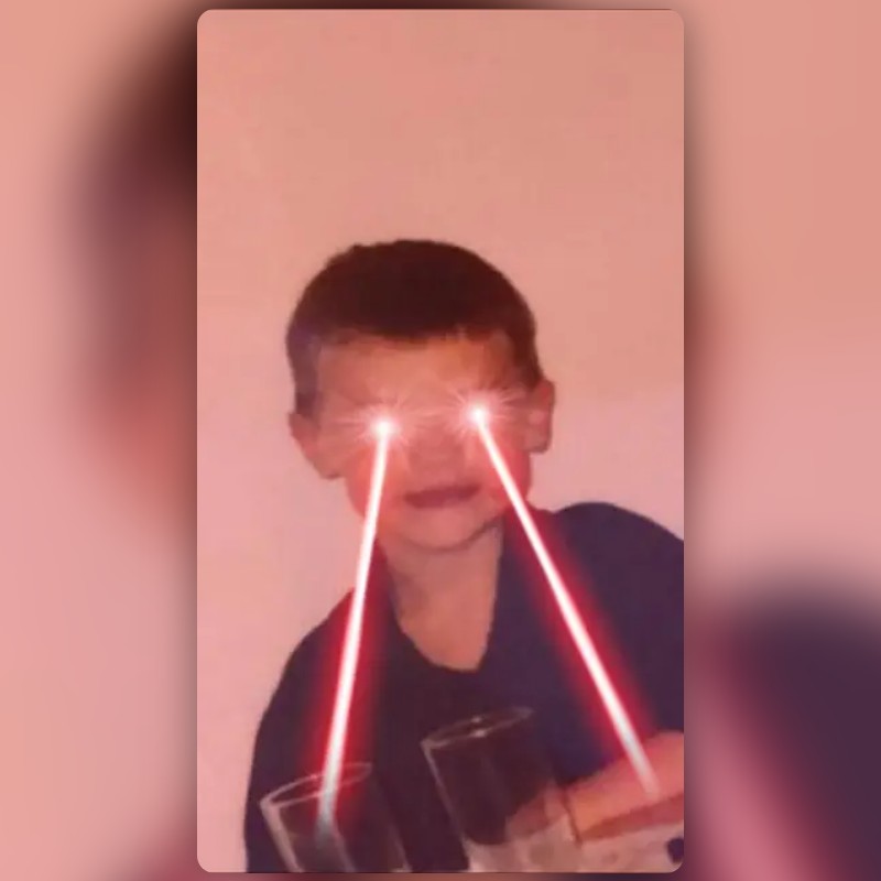 laser eyes me Lens by grace angela - Snapchat Lenses and Filters