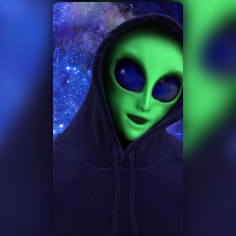 Alien Lens by Snapchat - Snapchat Lenses and Filters