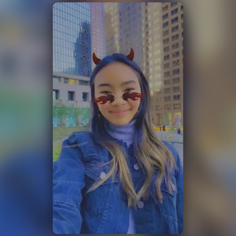 Fire Sunglasses Lens by Snapchat Snapchat Lenses and Filters