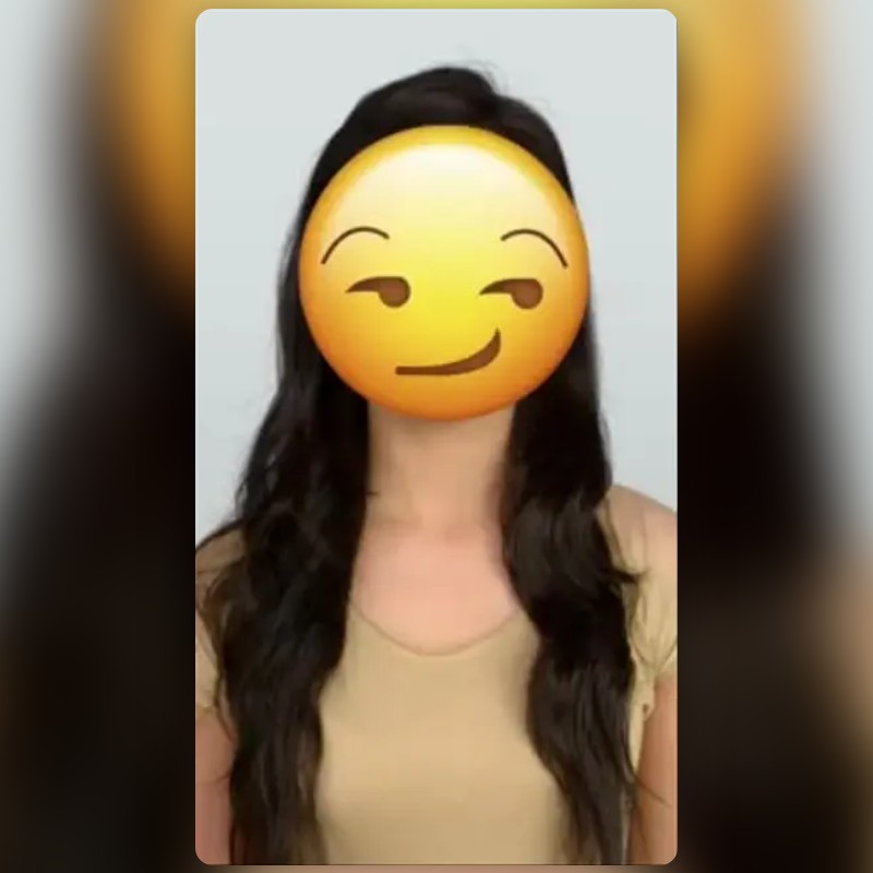 Smirking Emoji Lens by Maikol Geromin Snapchat Lenses and Filters