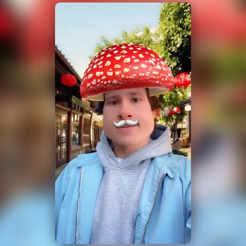 Funny Mushroom Lens by Snapchat - Snapchat Lenses and Filters