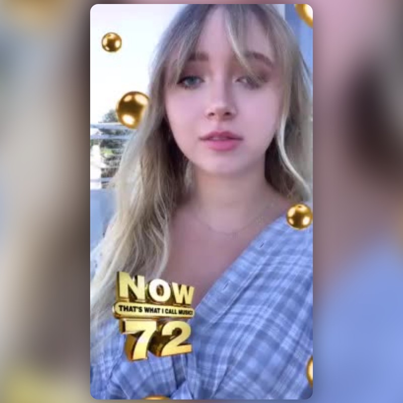 NOW 72 Lens By Nowthatsmusic - Snapchat Lenses And Filters