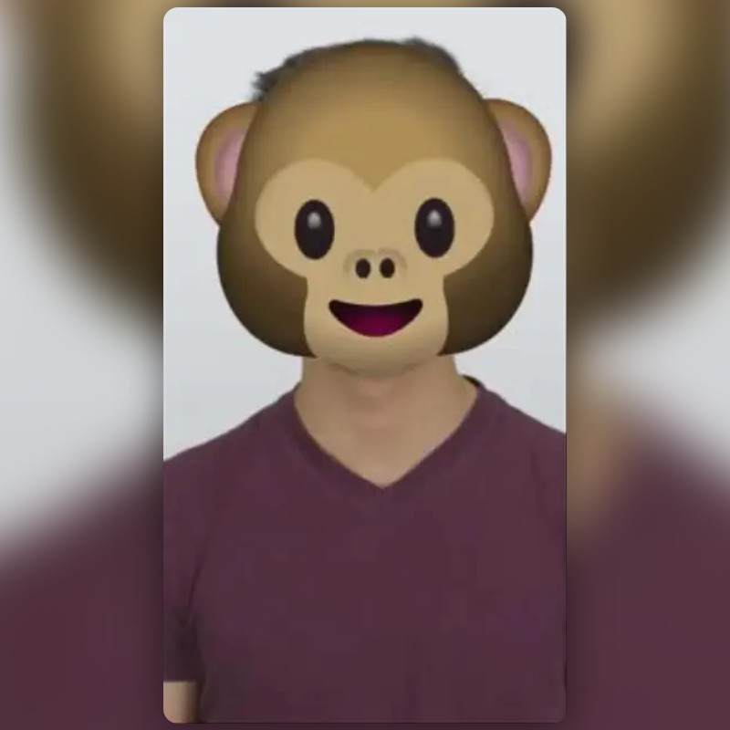 MONKEY EMOJI FACE Lens by Kommineni Vamshi Chowdary Snapchat Lenses