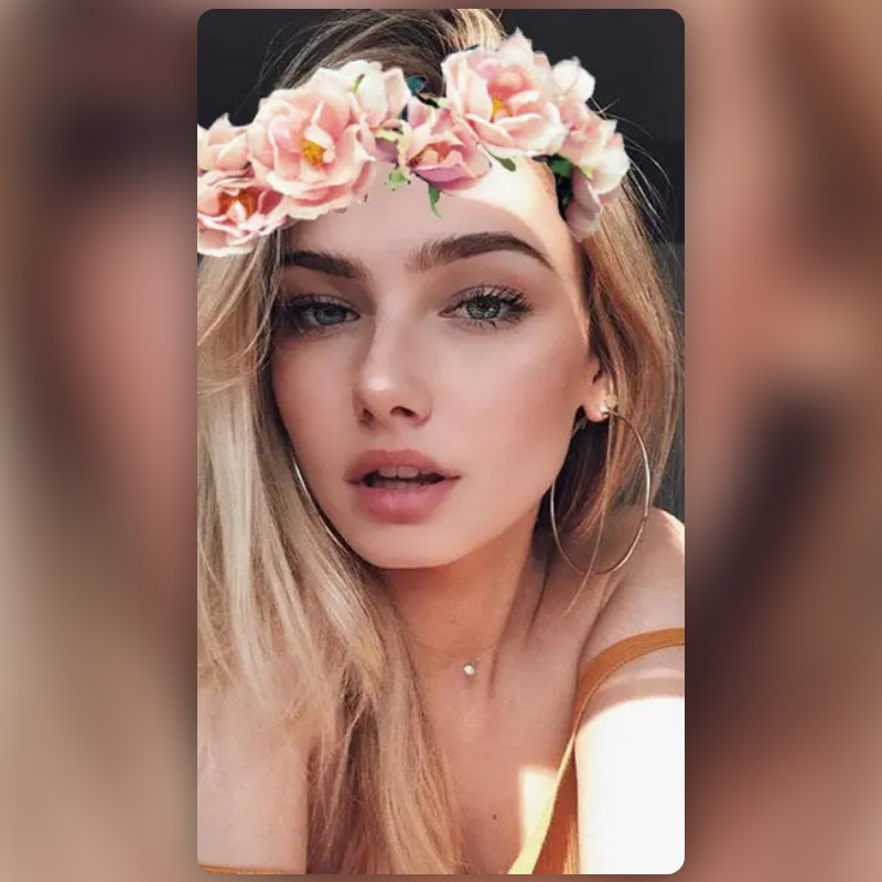 Flower Crown Lens by Under25 BhCh Snapchat Lenses and Filters