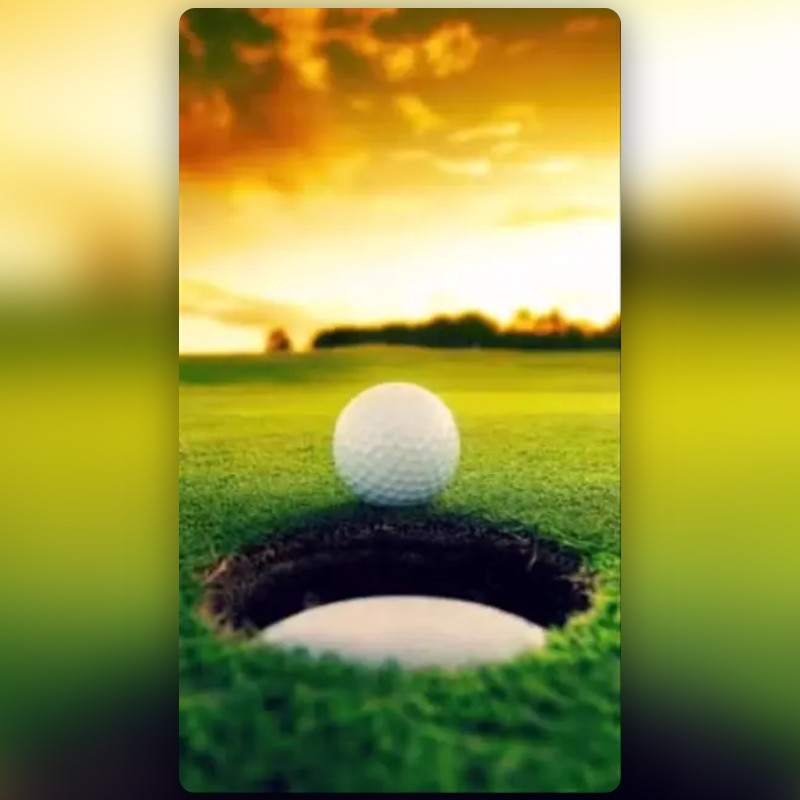 Golf 3D Lens by Cindy 💜 Snapchat Lenses and Filters