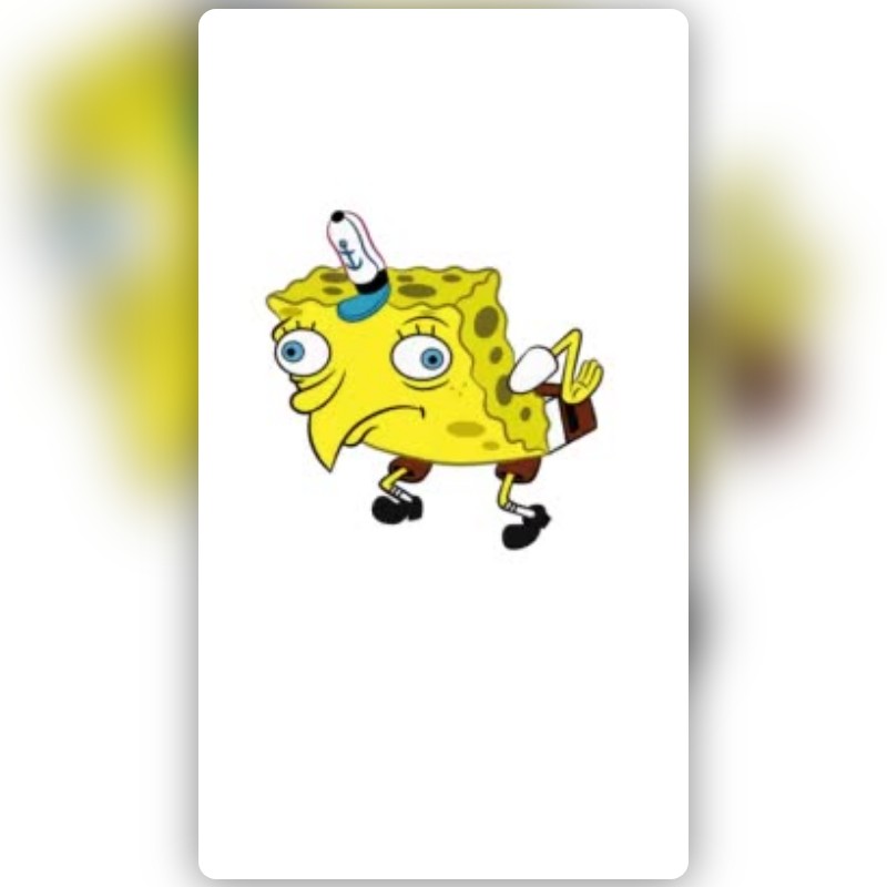 Mocking Spongebob Lens By Agreeable Greg Snapchat Lenses And Filters