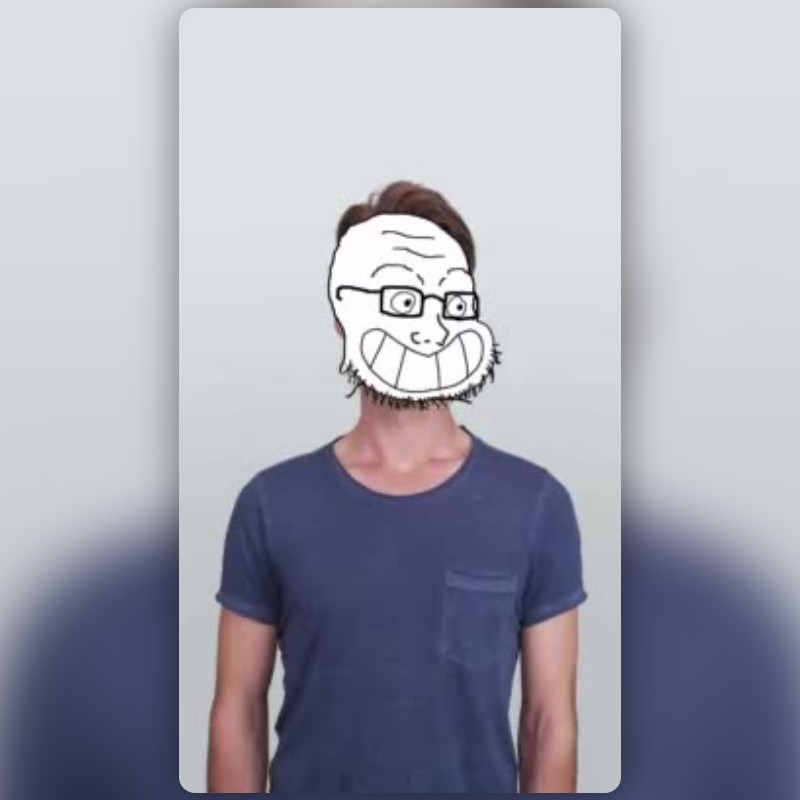 soyboy wojak Lens by Jeff Jefferson - Snapchat Lenses and Filters