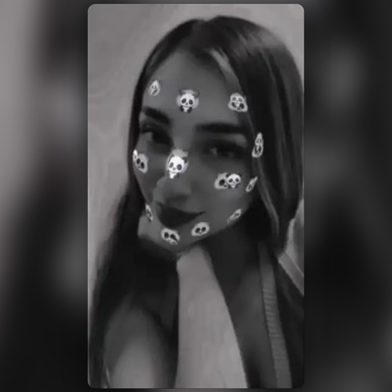 Black x Panda Filter by Kimmy🤍 | Snapchat Lenses
