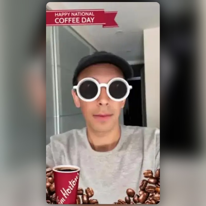 Tim Hortons Coffee Day Lens by Tim Hortons Snapchat Lenses and Filters