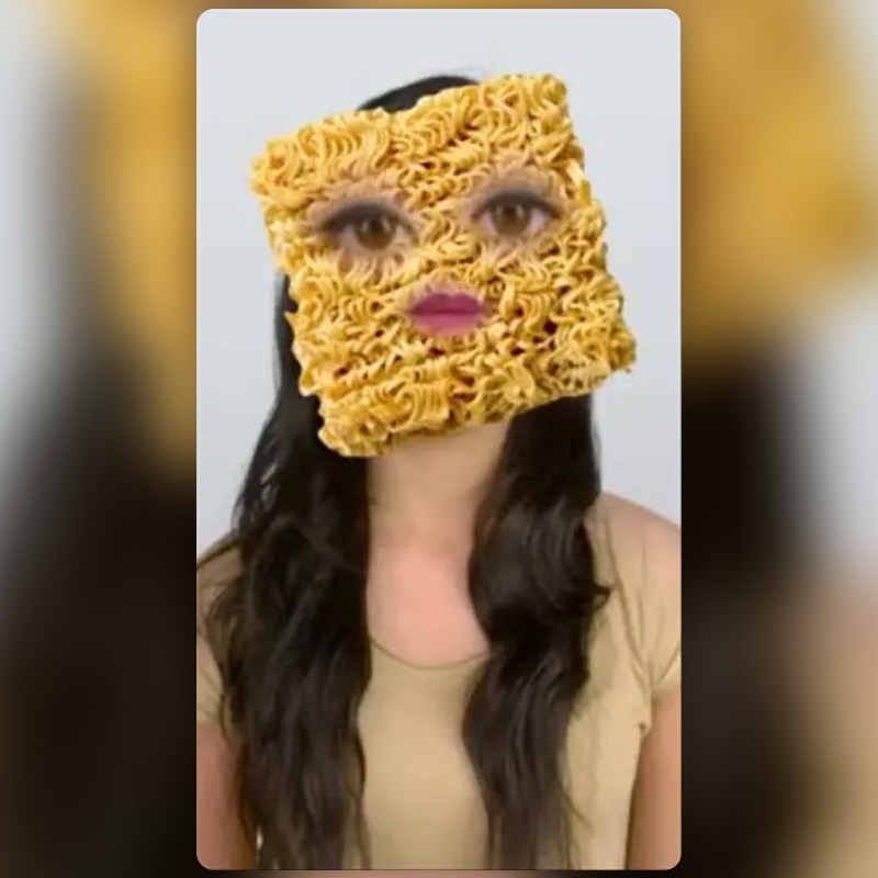 Noodle Face Lens by Cessha Tju Snapchat Lenses and Filters
