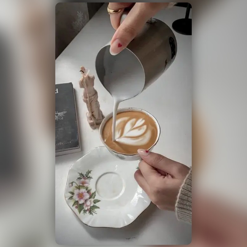 coffee Lens by live Snapchat Lenses and Filters