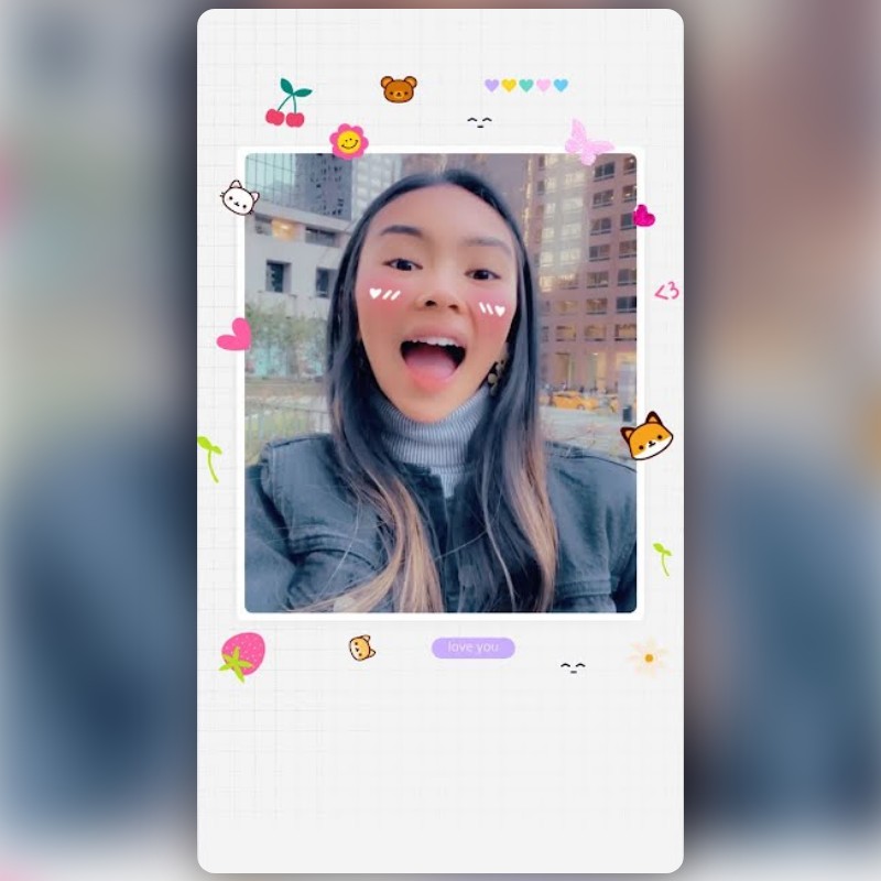 Cute Frame Lens By Snapchat - Snapchat Lenses And Filters