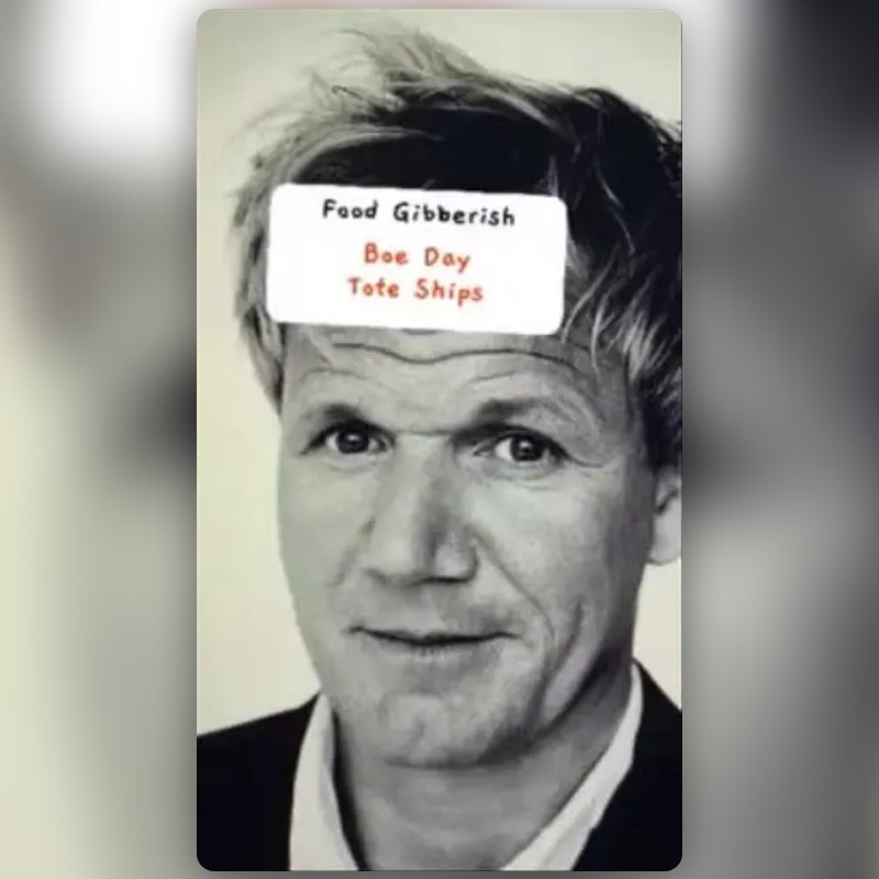 Food Gibberish Lens by mitzi🐼 Snapchat Lenses and Filters