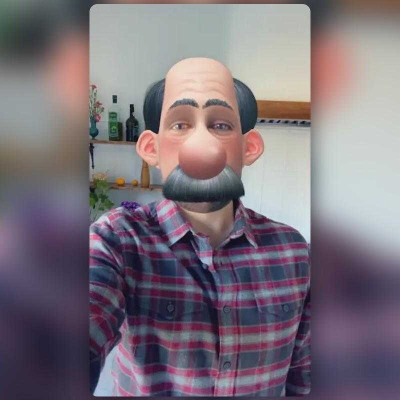 Big Nose Bald Head Lens by Snapchat Snapchat Lenses and Filters