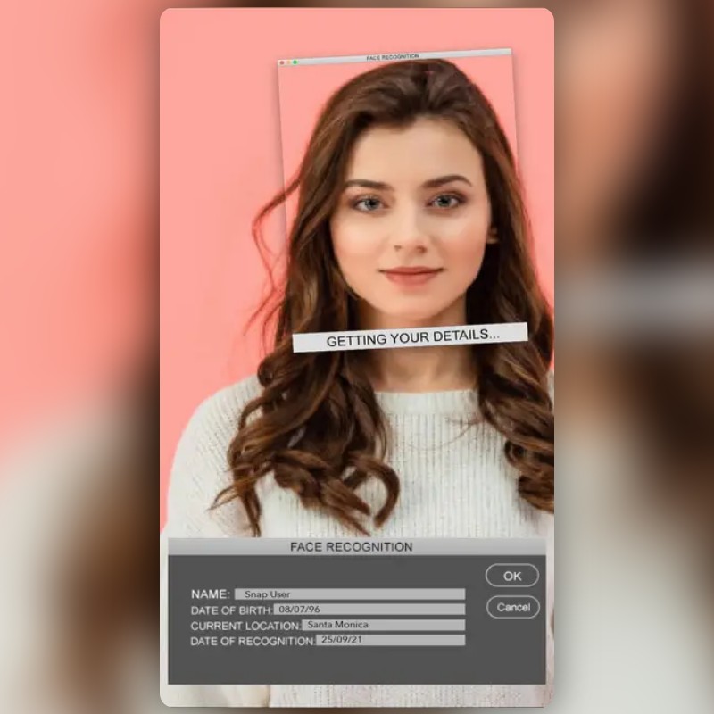 Face recognition Lens by Under 25 PDA Snapchat Lenses and Filters
