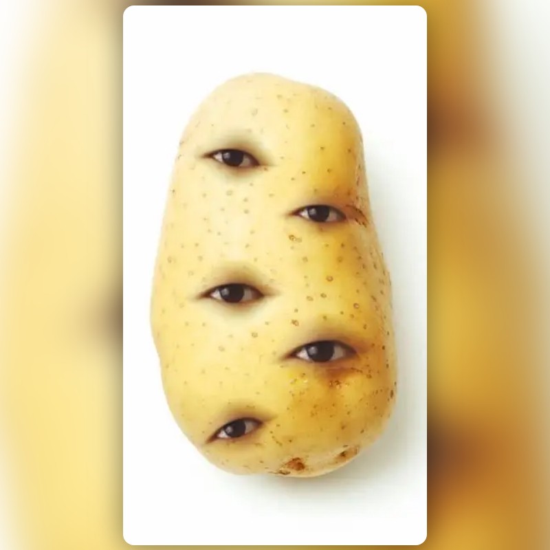 Potato Eyes Lens by Snapchat Snapchat Lenses and Filters