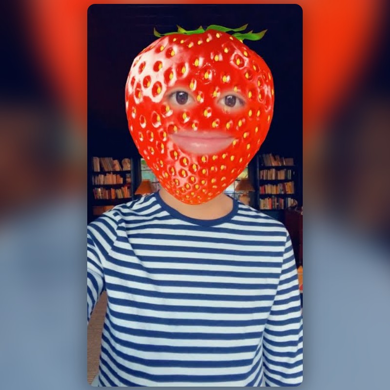 Funny Strawberry 🍓 Lens by Snapchat - Snapchat Lenses and Filters
