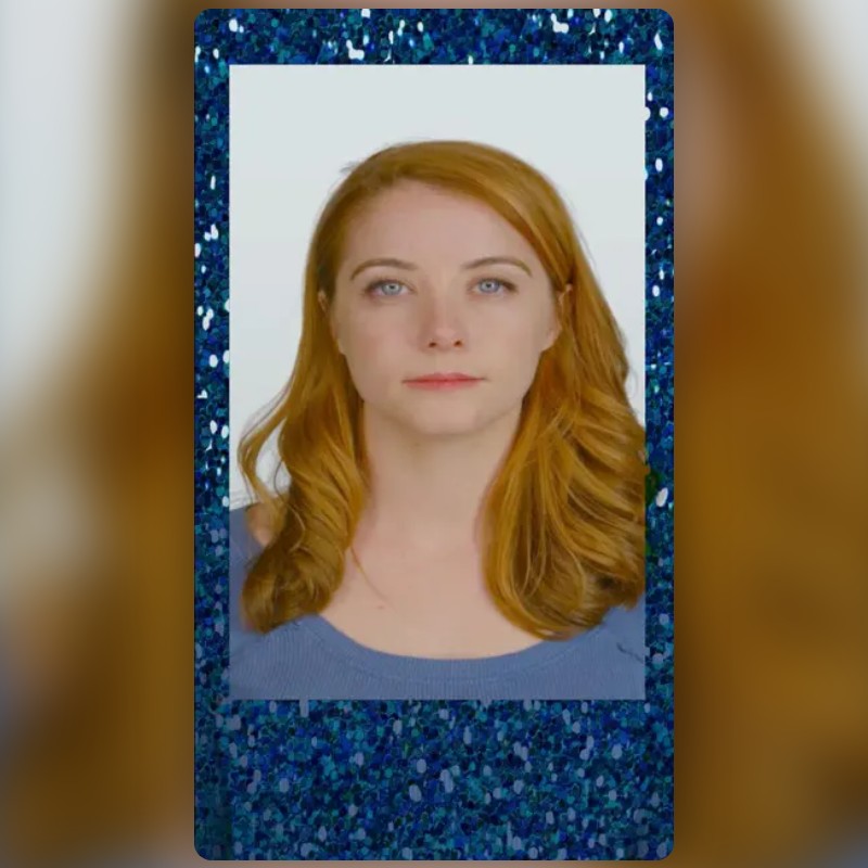 Blue Lens by Vanshika Sangtani Snapchat Lenses and Filters