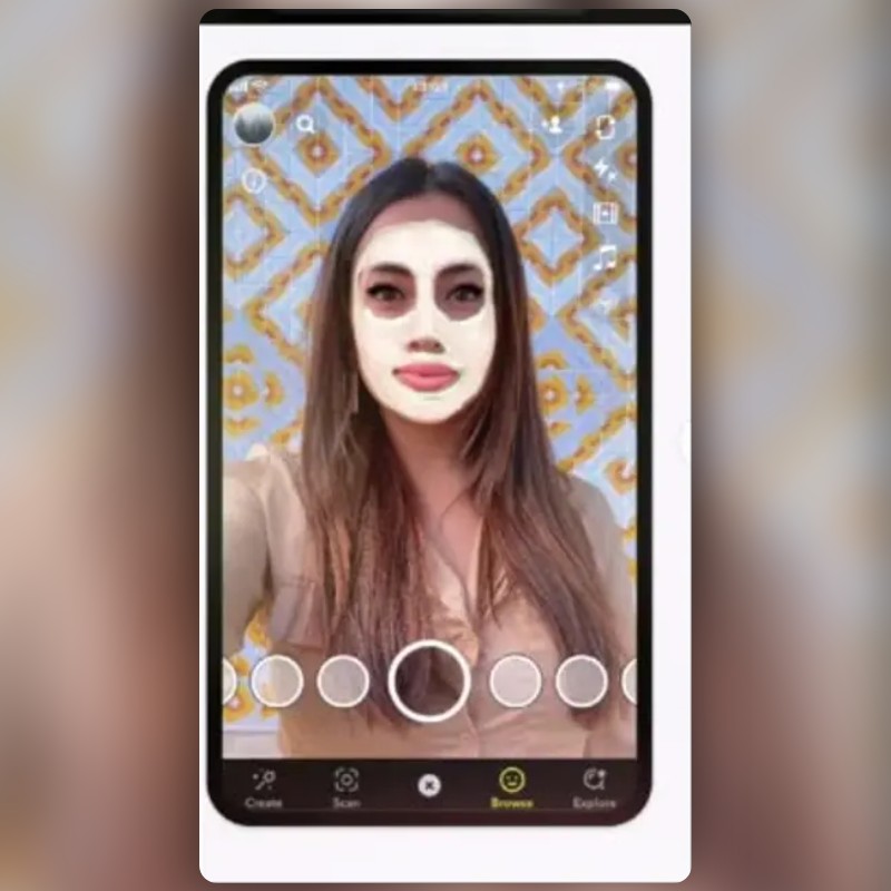Mask face beauty Lens - Snapchat Lenses and Filters