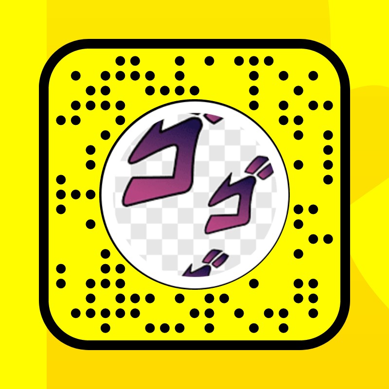 menacing jjba Lens by emily - Snapchat Lenses and Filters