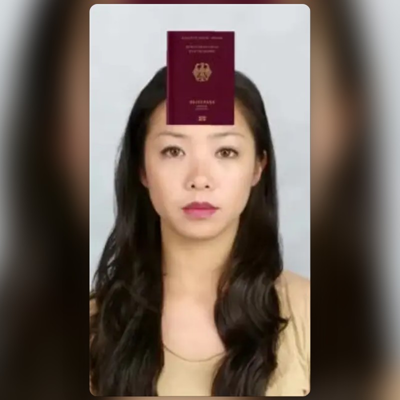 Deutsche Pass Lens by Madina Snapchat Lenses and Filters