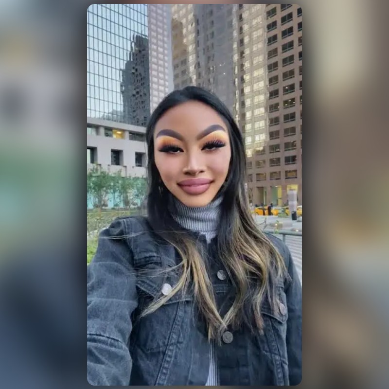 Snapchatが作成したHeavy Makeup フィルター | Snapchatレンズ
