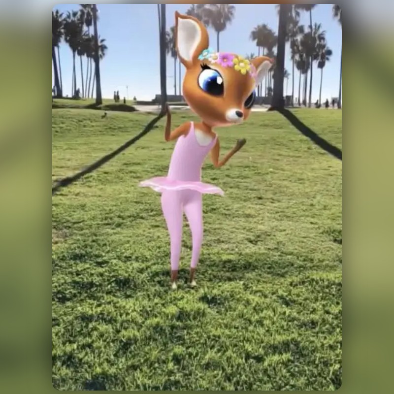 Snapchatが作成したDancing Deer フィルター | Snapchatレンズ