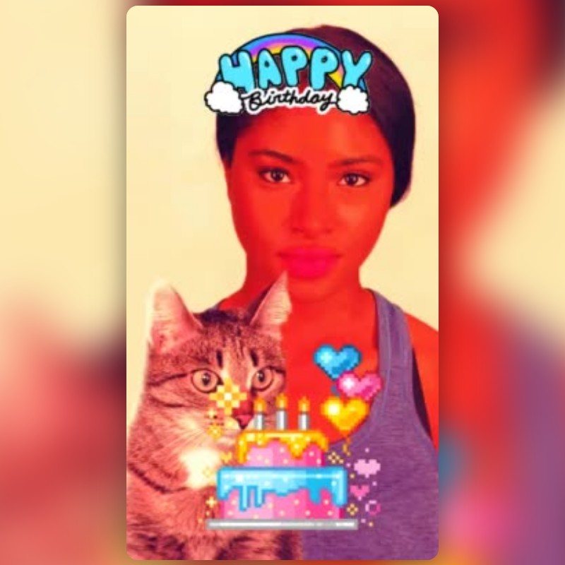 Happy Birthday Lens By Danielle Grace - Snapchat Lenses And Filters