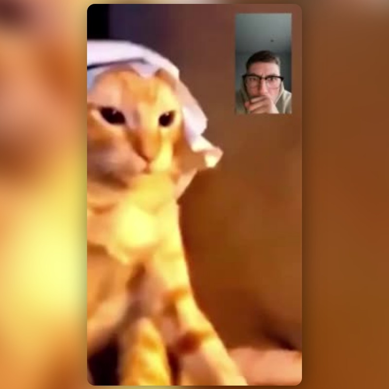 Arab Cat Facetime Lens by Rokas - Snapchat Lenses and Filters